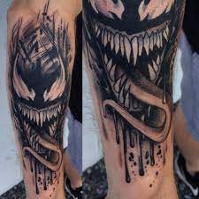 Venom Tattoo I Did Tattoo Tattoos Tattooing Venom Kentliberty Kentlibertytattoo Denton Maryland Boldwillhol Marvel Tattoos Venom Tattoo Sleeve Tattoos