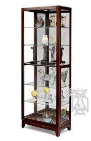 Discover china cabinets on amazon.com at a great price. Hoot Judkins Furniture Howard Miller Luke Contemporary Display Curio Cabinet With Sliding Door In Cherry Bordeaux Finish