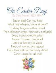 On Easter Day Easter Speeches Easter Poems Easter Prayers