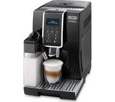 Delonghi Dinamica Ecam 350 55 B Bean To Cup Coffee Machine Black Black 599 00 Currys In 2020 Coffee Machine Automatic Coffee Machine Delonghi