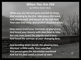 When You Are Old By William Butler Yeats Read By Colin Farrell William Butler Yeats Cute Love Poems Yeats Poems