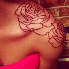 Pin By Cami Jones On Tattoos Rose Shoulder Tattoo Shoulder Tattoo Rose Tattoos