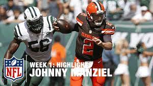 This prevented him from showing. Johnny Manziel Highlights Week 1 Browns Vs Jets Nfl Youtube