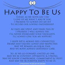 Wedding Quotes Happy To Be Us A Modern Romantic Wedding Vows Poem By English Poet Ms Moem M Wedding Lande Leading Wedding Magazine Ideas Inspirat Wedding Poems