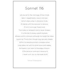 Sonnet 116 By William Shakespeare Poetic Love Personalized Art Poems Poetic Love Quotes Sonnets