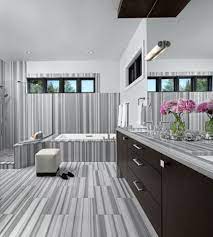 Contemporary Walnut Grabill Cabinets Bathroom Cabinetry Cabinet Contemporary