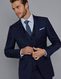 Enjoy fast delivery, best quality and cheap price. Men S Navy And Red Prince Of Wales Check Slim Fit Suit Jacket Hawes Curtis