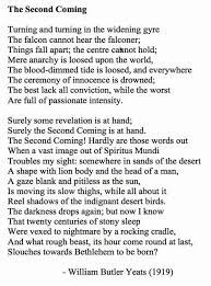 The Second Coming Yeats Seems Appropriate For This Moment In Time Yeats Quotes Poetry Inspiration Yeats Poems