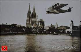 Koln Die Do X Beim Landeanflug Auf Dem Rhein Am 21 09 1932 Welche Stadtvater Konnen Schon Behaupten Dass Sie Uber Ein Historische Bilder Bilder Stadt Koln