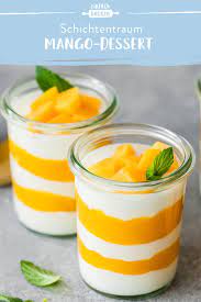 Mango Dessert Schnelles Rezept Mit Joghurt Die Besten Backrezepte Mit Gelinggarantie Rezept Mango Desserts Dessert Rezepte Einfach Dessert Schnell