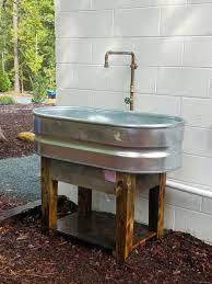 diy outdoor sink: 11+ creative and