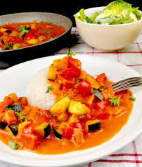 Paprika Zucchini Pfanne Zu Faul Zum Kochen Zucchini Pfanne Vegetarische Gerichte Einfache Gerichte