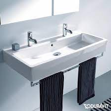 duravit vero double washbasin white