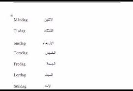 تعلم اللغة السويدية التاريخ وايام الشهر Arets Manader موقع يلا سويد Jalla Sweden