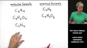 Empirical Formula Writing Instruction Chemistry Textbook Writing Practice