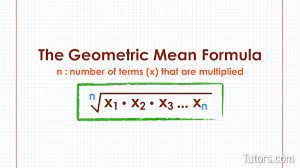 Geometric Mean Video How To Find Formula Definition Tutors Com