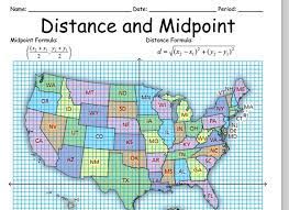 Distance And Midpoint Practice Activity From Http Livelovelaughteach Wordpress Com Category Mid Midpoint Formula High School Math Classroom Teaching Geometry