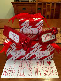 Gift Idea For Him Used The 5 Senses To Incorporate 5 Gifts For Valentine S Day Diy Gifts For Him Diy Christmas Gifts Valentines Diy