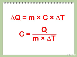 How To Calculate Specific Heat Physical Chemistry Classical Physics High School Chemistry