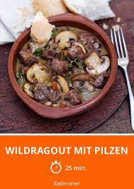 Wildragout Mit Pilzen Rezept Ragout Rezept Fleisch Gerichte Rezepte