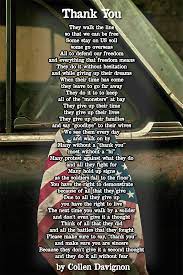 Thank You Veterans Day Quotes Veterans Day Poem Memorial Day Quotes