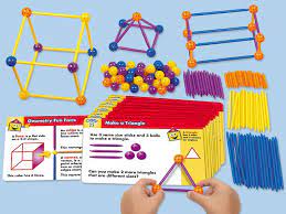 Build Learn Geometry Kit At Lakeshore Learning Lakeshore Learning Activity Cards Geometric Shapes