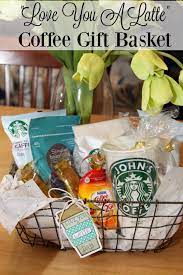 Ninja Coffee Bar And Love You A Latte Gift Basket Coffee Lovers Basket Coffee Gift Basket Coffee Gift Baskets