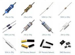 Types Of Resistors Electronic Circuit Projects Electronics Basics Electronics Circuit
