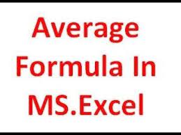 How To Calculate Average In Ms Excel Free Learning Learning Centers Average