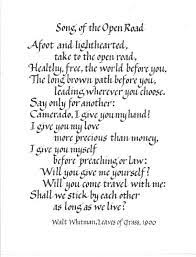 Handwritten Poem Song Of The Open Road By Walt Whitman Custom Calligraphy On Etsy 30 00 Whitman Poems Walt Whitman Walt Whitman Quotes