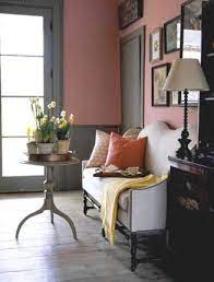 Buckboard Hill Interiors Wallpaper Grey Room Decor Modern Interior Decor Pink Living Room