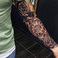 30 Fabulous Sleeve Tattoo Design For Cool Men Sleeve Tattoos Best Sleeve Tattoos Rose Tattoo Sleeve