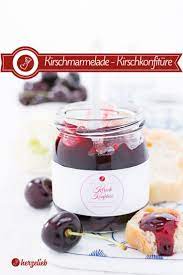 Kirschkonfiture Oder Kirschmarmelade Rezept Brotaufstrich Selber Machen Rezept Kirschmarmelade Rezept Marmelade Rezept Brotaufstrich