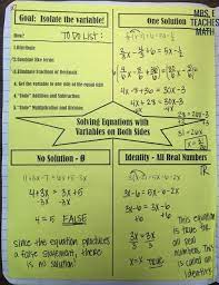 Solving Equations Inb Pages In 2021 Solving Equations Equations Algebra 1