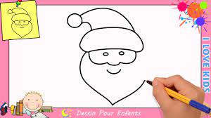 Webtélé du père noël on facebook. Comment Dessiner Un Pere Noel Facilement Etape Par Etape Pour Enfants 3 Youtube