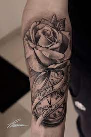 Rose Tattoos With Names On Arm Best Tattoo Ideas Rose Tattoo With Name Name Tattoos Rose Tattoos For Men