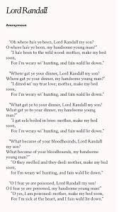 Https M Poets Org Poetsorg Poem Lord Randall Poems Lord Poetry
