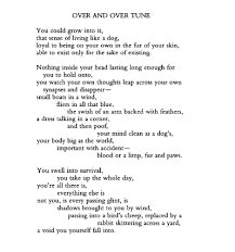 Over And Over Tune Joanna Carlsen Poetry Magazine Carlsen Poetry