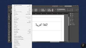 حل مشكلة الكتابة باللغة العربية في الأدوب إين ديزاين Fix Arabic In Indesign Youtube