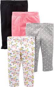 Simple Joys By Carter S Baby Girl S 4 Pack Legging Amazon Co Uk Clothing Carters Baby Girl Baby Girl Clothes Baby Girl Pants