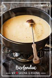 Bierfondue Rezept Swissmilk Rezept Fondue Rezepte Kasefondue Rezept