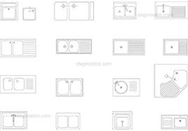 drop in kitchen sinks free cad blocks