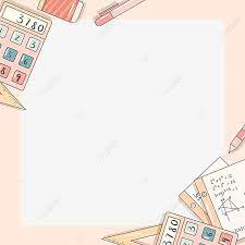 Hand Drawn Math Calculator Ruler School Supplies Border Element Notebook Eraser Pen Png Transparent Clipart Image And Psd File For Free Download Math Design How To Draw Hands Math Calculator