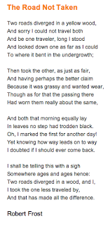 Robert Frost The Road Not Taken Words Poems Wonderful Words