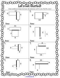 Rectilinear Area Area Worksheets Areas Area And Perimeter