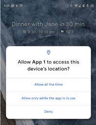Now the user is allowed to choose whether they want location updates when the app is in the background. Tristate Location Permissions Android Open Source Project