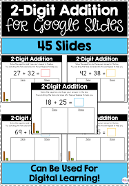 2 Digit Addition For Google Slides Differentiated Distance Learning Distance Learning Math Math Resources