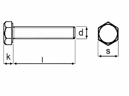 Diese schrauben sind neben sechskantschrauben mit schaft. Maschinenschrauben Sechskantschrauben Din 931 Und Din 933