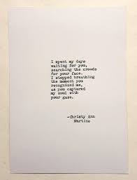 Anniversary Gifts For Men Gift For Wife Boyfriend Gift Soulmates Love Poem Love At First Sight Poetry Love Poems For Him Love Poems Quotes For Him