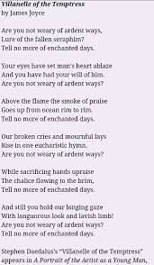 Villanelle By James Joyce Words Quotes Best Quotes